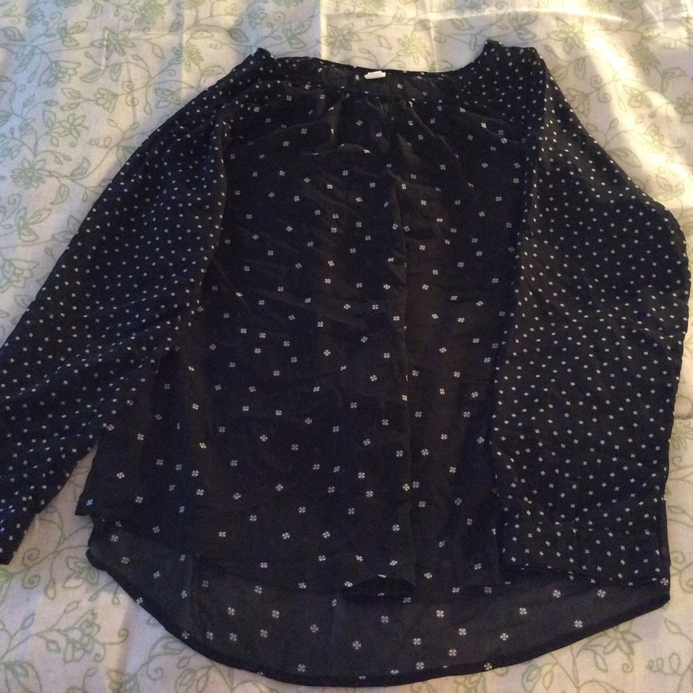 Sheer Black Blouse